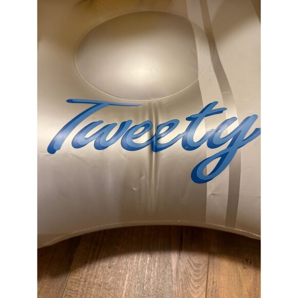 Vintage 1999 Looney Tunes Tweety Bird Kids Inflatable Chair Warner Brothers - Picture 12 of 12